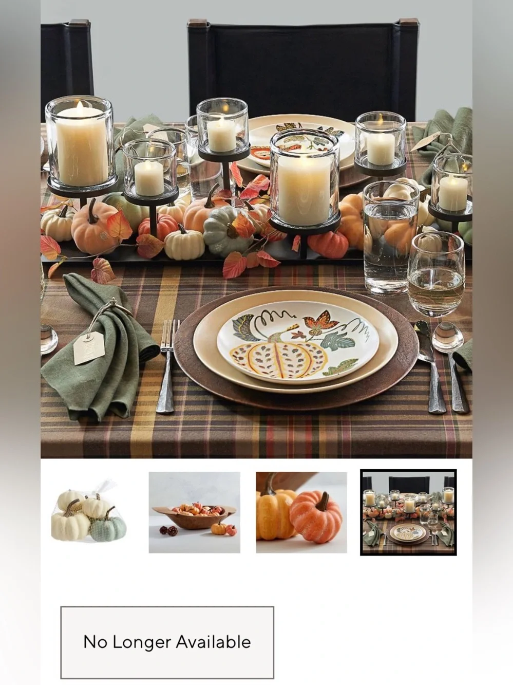 Pottery Barn Orange Mini Pumpkin Assortment